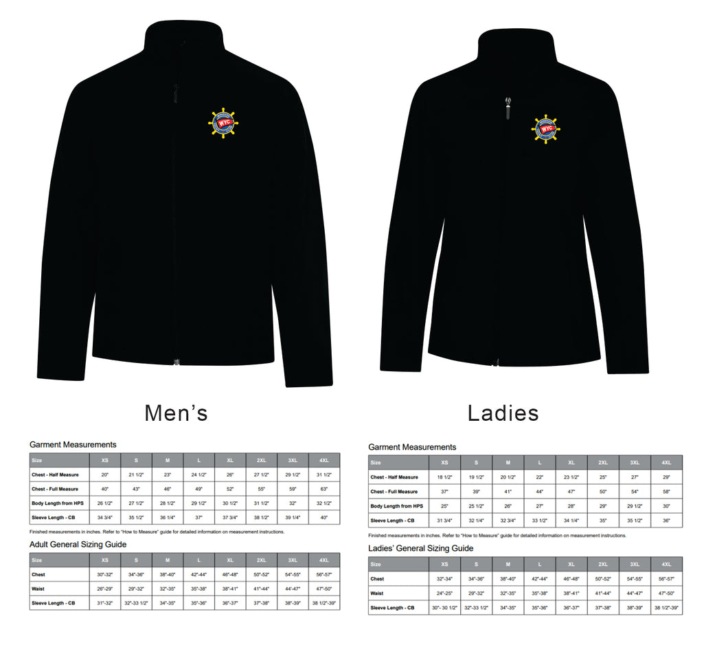 WYC CH Essential Water Repellent Soft Shell Jacket Back