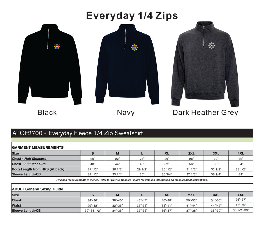 WYC Quarter Zips