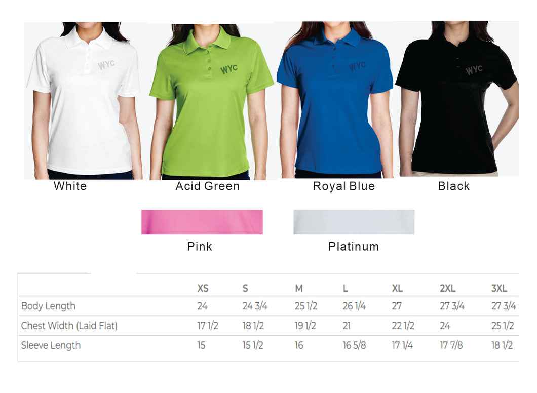 WYC Ladies Origin Performance Pique Polo